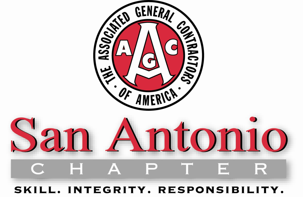 logo for the San Antonio chapter of the Associated General Contractors of America